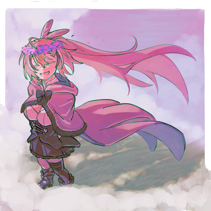 Full body + full render + simple bg